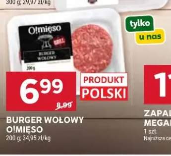 Burger wołowy O!Mięso