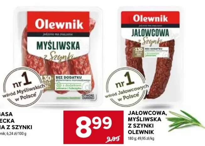 Kiełbasa z szynki Olewnik