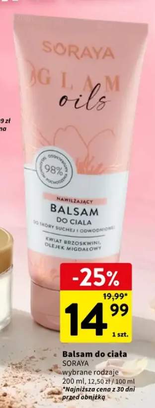 Balsam do ciała Soraya Glam Oils nawilżający