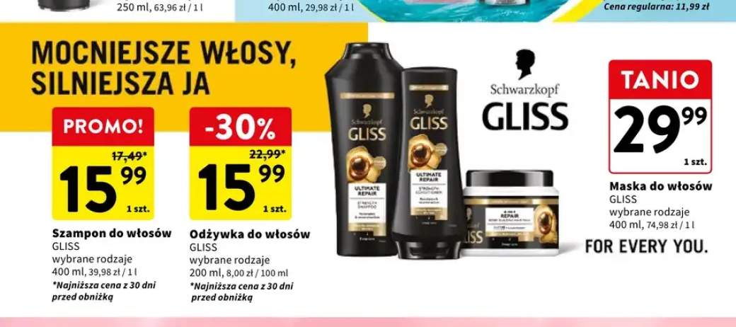 Maska do włosów GLISS