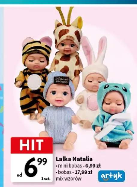 Lalka Natalia mini bobas Artyk