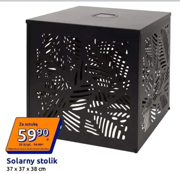 Solarny stolik 37x37x38cm
