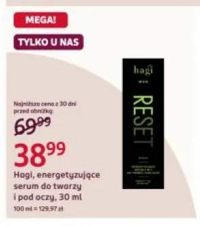 Energetyzujące serum do twarzy i pod oczy Hagi 30ml