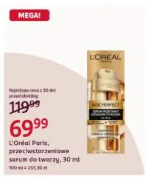 Przeciwstarzeniowe serum do twarzy L'Oréal Paris 30ml