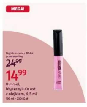 Błyszczyk do ust z olejkiem Rimmel
