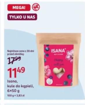 Kule do kąpieli Isana Happy suits you