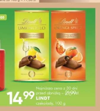 Czekolada Lindt Limoncello