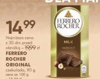 Czekolada Ferrero Rocher Original