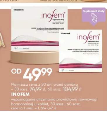Suplement diety INOFEM 30 saszetek