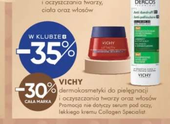 Dermokosmetyki do pielęgnacji i oczyszczania twarzy oraz włosów VICHY