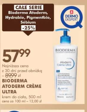Krem do ciała BIODERMA ATODERM CRÈME ULTRA 500ml