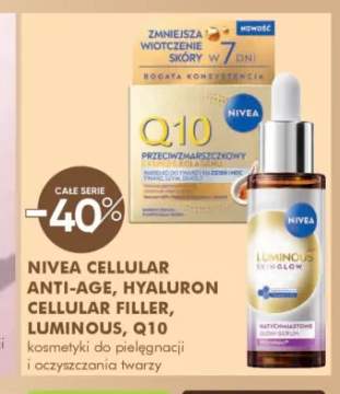 Kosmetyki do pielęgnacji i oczyszczania twarzy NIVEA CELLULAR ANTI-AGE, HYALURON CELLULAR FILLER, LUMINOUS, Q10