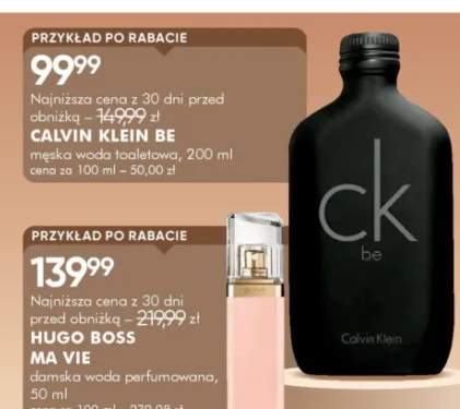 Męska woda toaletowa CALVIN KLEIN BE