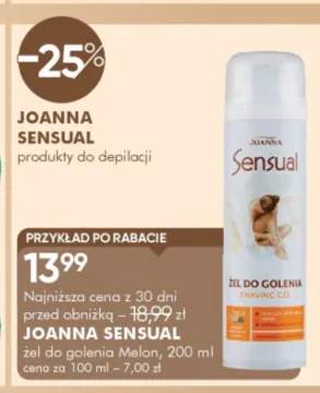 Żel do golenia Joanna Sensual Melon