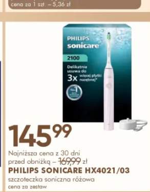 Szczoteczka soniczna różowa PHILIPS SONICARE HX4021/03