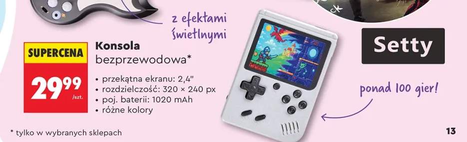 Konsola bezprzewodowa Setty 2,4"