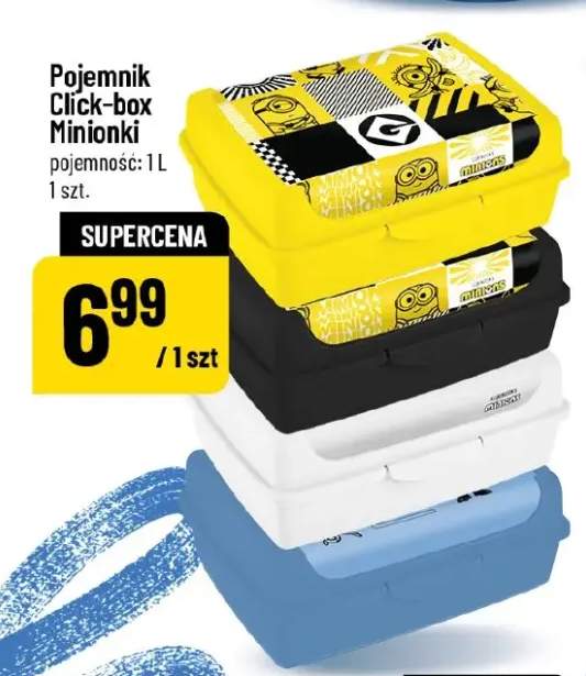 Pojemnik Click-box Minionki 1l