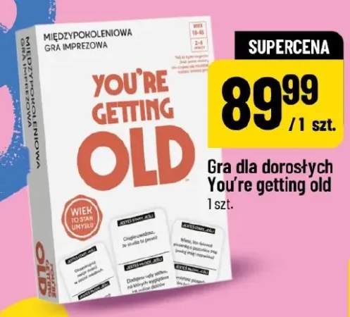 Gra dla dorosłych You're getting old