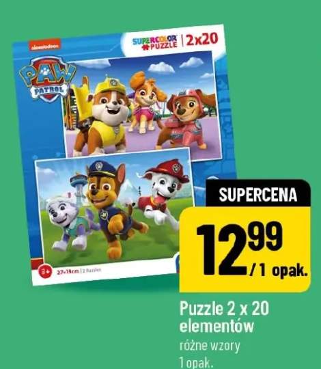 Puzzle 2x20 elementów