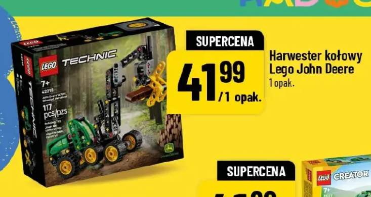 Klocki Harvester kołowy Lego John Deere