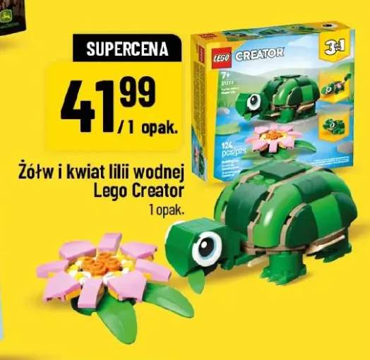 Klocki Żółw i kwiat lilii wodnej Lego Creator