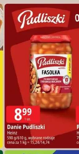 Danie fasolka po bretońsku z kiełbasą i boczkiem Pudliszki