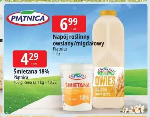Napój roślinny owsiany Piątnica