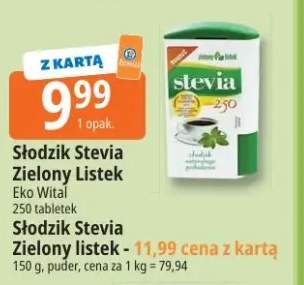 Słodzik Stevia Zielony Listek puder