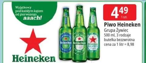 Piwo bezalkoholowe Heineken 0.0 butelka bezzwrotna 500ml