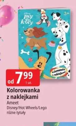 Kolorowanka z naklejkami Ameet Disney