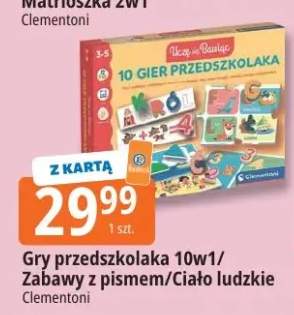 Gry przedszkolaka 10w1 Clementoni