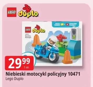 Klocki LEGO Duplo Niebieski motocykl policyjny 10471