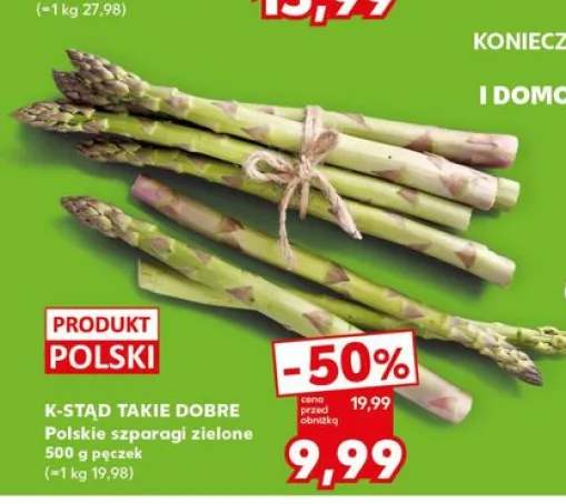 Polskie szparagi zielone K-Stąd Takie Dobre