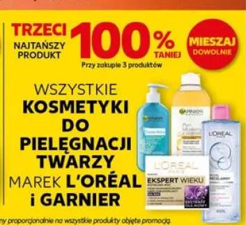 Kosmetyki do pielęgnacji twarzy marek L'ORÉAL i GARNIER