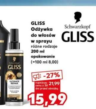 Odżywka do włosów w sprayu Gliss