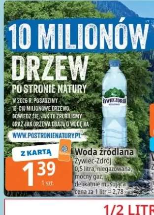Woda źródlana Żywiec-Zdrój niegazowana 0,5l