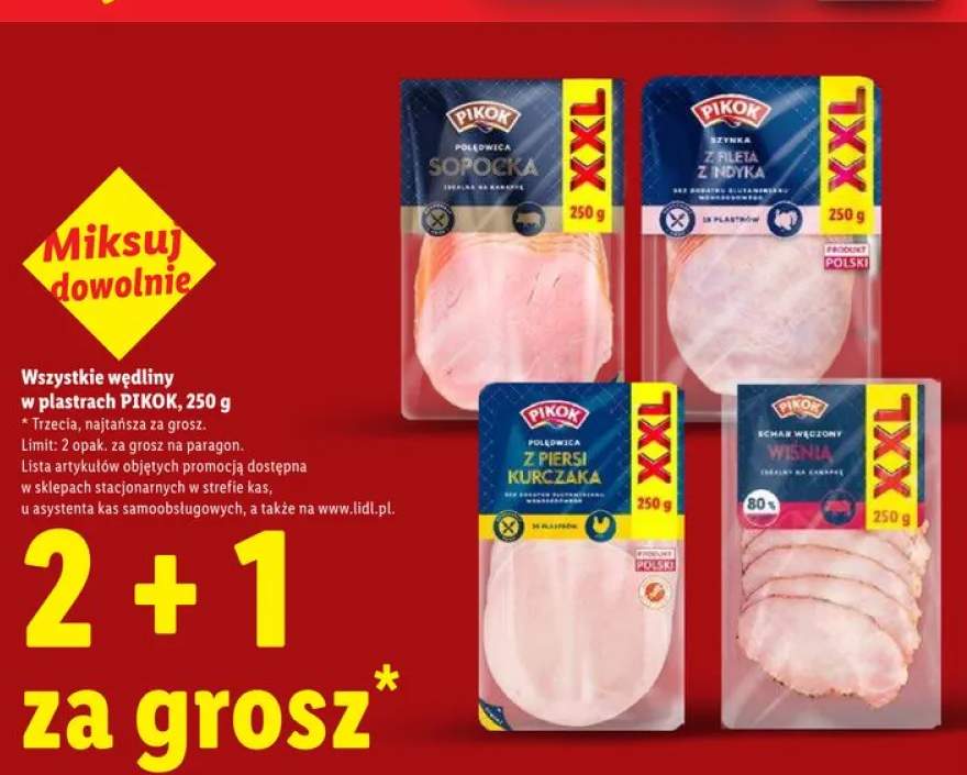 Polędwica Sopocka w plastrach Pikok XXL