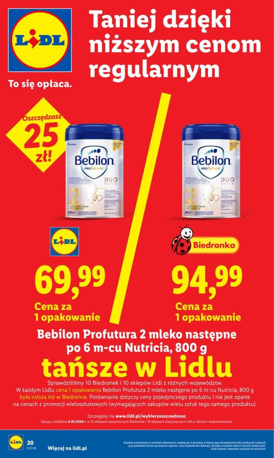 Mleko następne po 6m-cu Bebilon Profutura 2 Nutricia