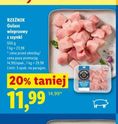 Gulasz wieprzowy z szynki Rzeźnik