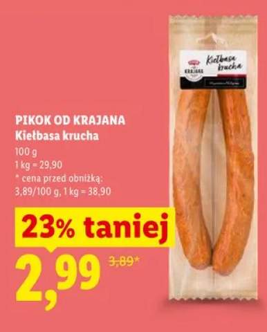 Kiełbasa krucha PIKOK OD KRAJANA