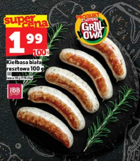 Kiełbasa biała rusztowa JBB