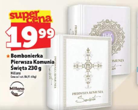 Bombonierka Pierwsza Komunia Święta Millano