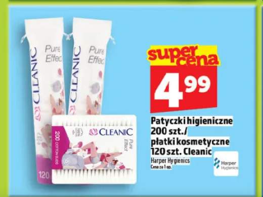 Patyczki higieniczne / płatki kosmetyczne Cleanic