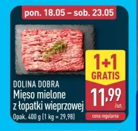 Mięso mielone z łopatki wieprzowej Dolina Dobra