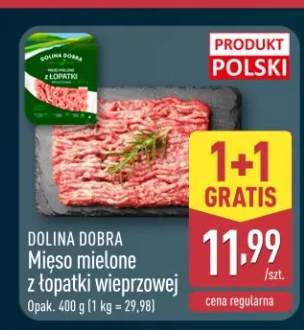 Mięso mielone z łopatki wieprzowej Dolina Dobra
