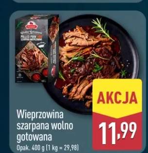 Wieprzowina szarpana wolno gotowana