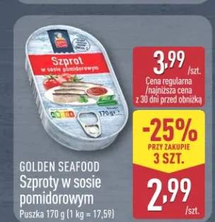 Szproty w sosie pomidorowym Golden Seafood