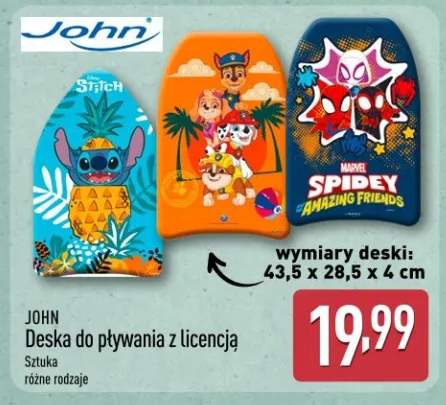 Deska do pływania z licencją JOHN