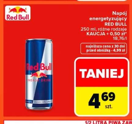 Napój energetyzujący Red Bull