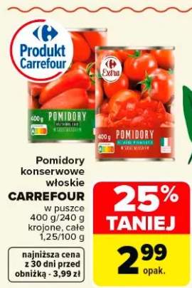 Pomidory konserwowe włoskie CARREFOUR